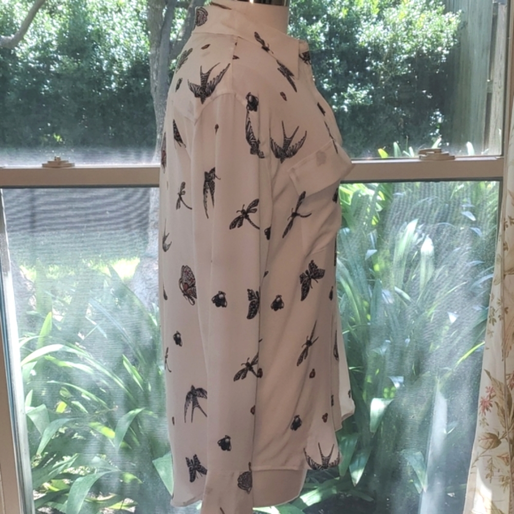 NEW Equipment Femme 100% Silk Button-up - Picture 7 of 12